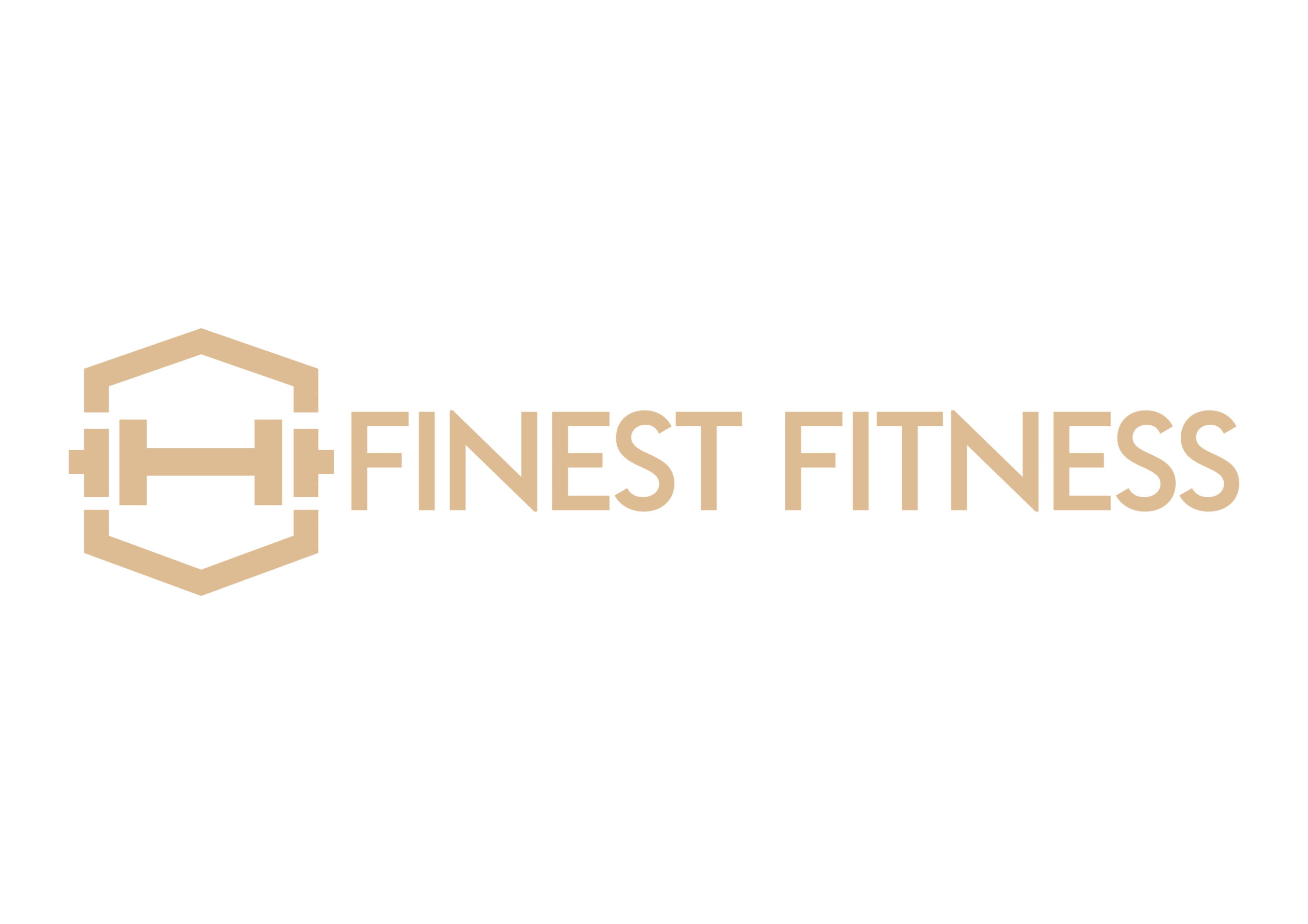Finest Fitness - mit Symbol - Gold